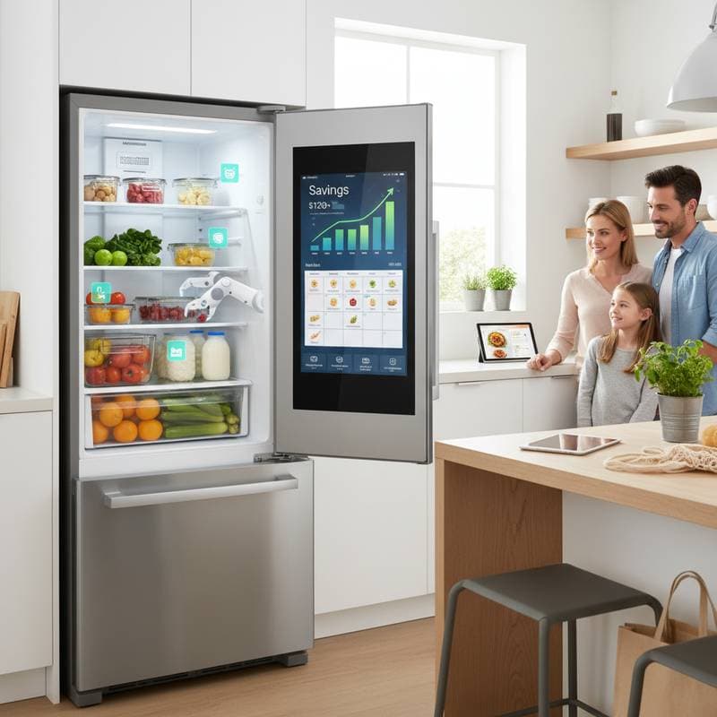 Featured image for AI Fridges Cut Food Waste and Save Families $1200