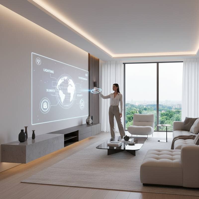Holographic Displays Remove Screens From Smart Homes