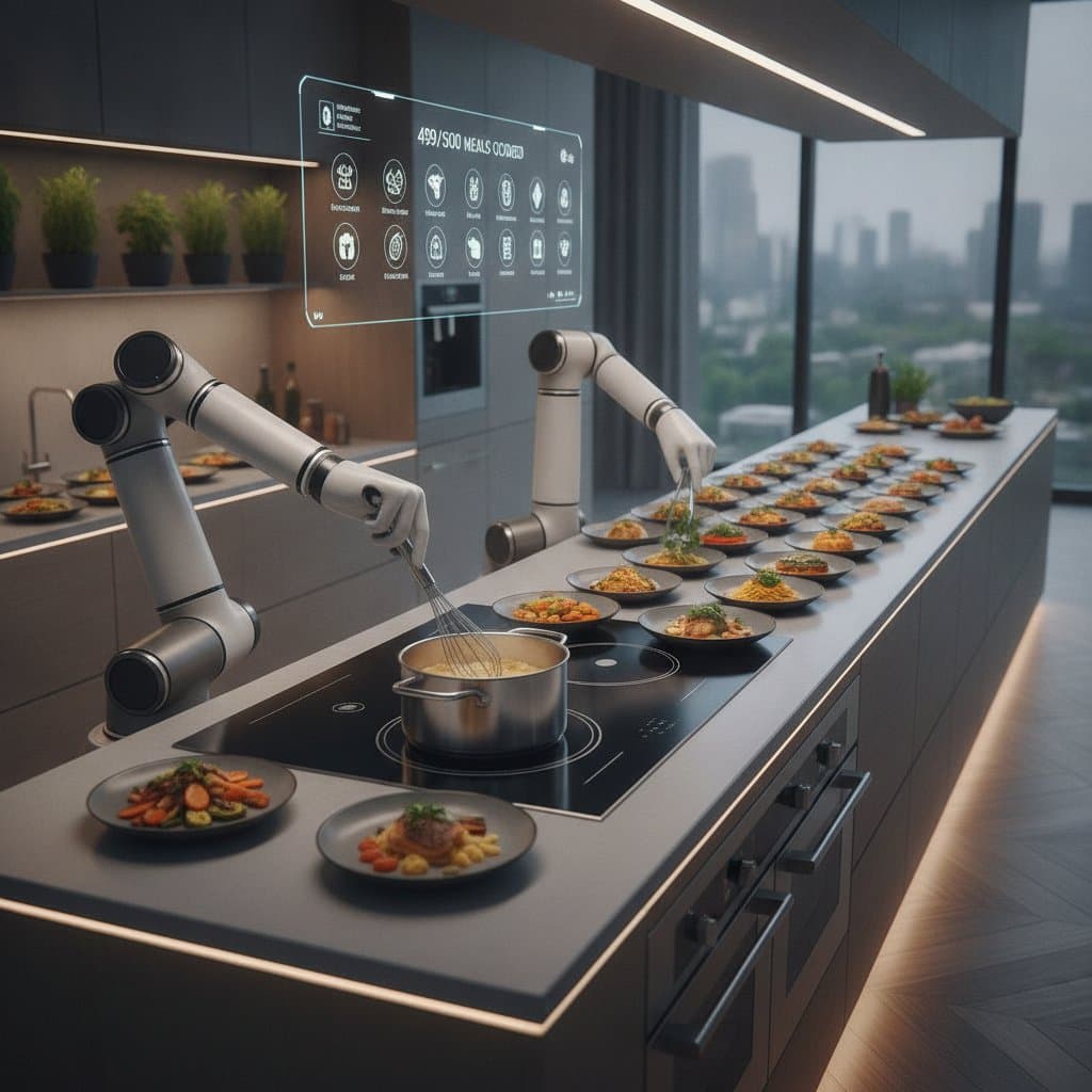Featured image for Robot Chef Arms Bring 500 Recipes Into Your Kitchen
