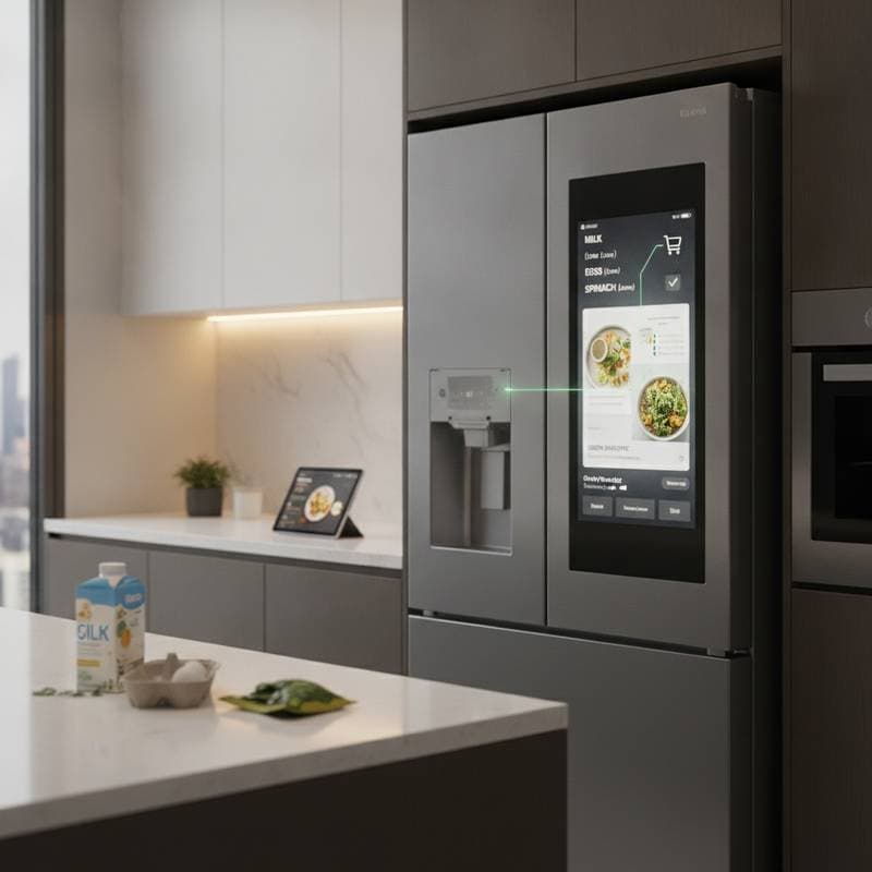 Featured image for Smart Fridges That Order Groceries Before You Run Out