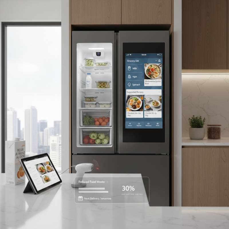 Featured image for Smart Fridges Now Track Food and Reorder Groceries