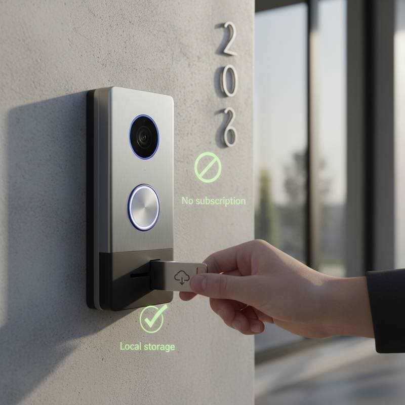 Featured image for Smart Doorbells Drop Subscriptions for Local Storage