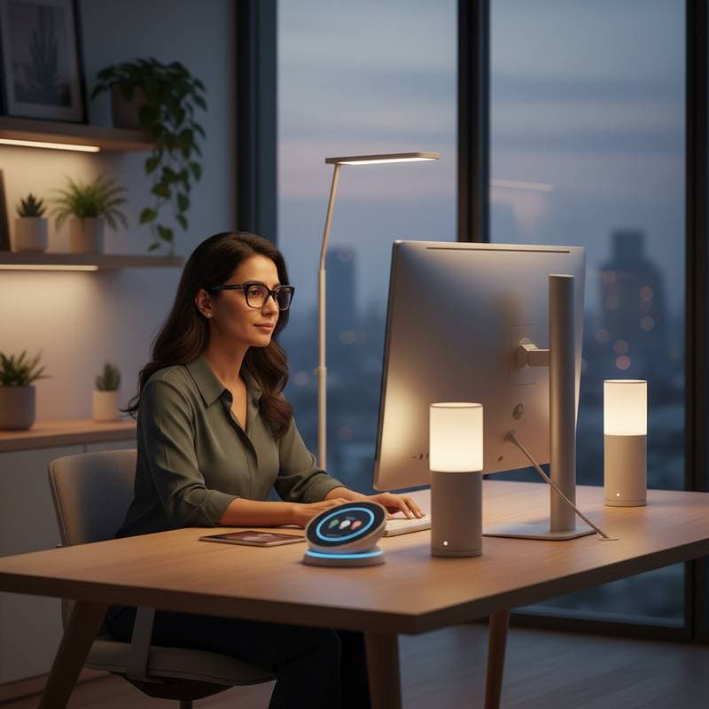 Featured image for Smart Lighting Cuts Eye Strain for Remote Workers