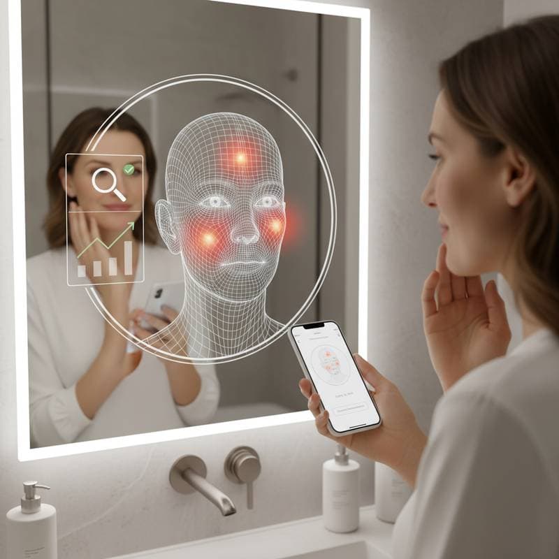Smart Mirrors Now Detect Skin Cancer Before You Do